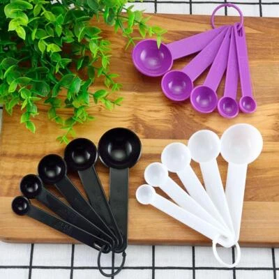 Measuring Spoon Set Plastic Teaspoon Tablespoon Utensil Kitchen.' T1K2 - Image 1 of 4