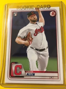 ๐ฅ๐ฅ2020 Bowman LOGAN ALLEN ROOKIE Base RC #35 Cleveland Indians - Picture 1 of 2