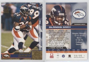 2000 Pacific Omega Gold /95 Olandis Gary #43