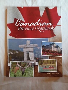ABeka Canadian Province Notebook, 4th - 6th Grade Student History Project, NEW - Imagen 1 de 3