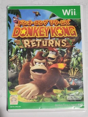 Donkey Kong Returns (Japanese) Nintendo Wii Japan import US Seller Acceptable  - Image 1 of 4