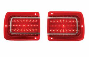 LED Tail Lights w/ Trim and Lens - Fits 1965 Chevelle/Malibu - High Quality - Picture 1 of 2