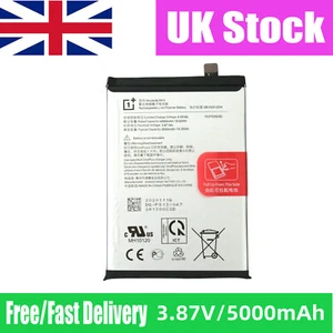 Replace FOROnePlus Nord N100 BE2015 Battery BLP813 New Replacement 4890mAh 4.45V - Picture 1 of 3