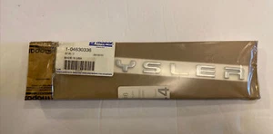 Mopar Chrysler Name Badge Plate New Factory Sealed 04630336 - Picture 1 of 2
