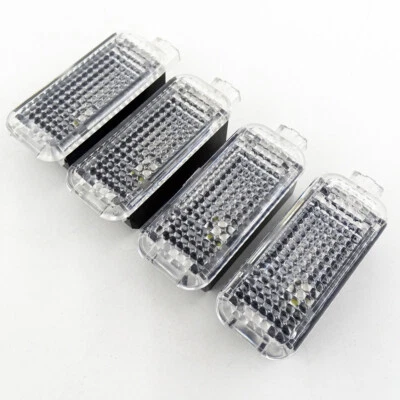 4 luces LED para reposapiés para VW Golf 5 MK6 Passat B6 AUDI A5 A6 A7 A8 3AD947409 Foto 1 de 4