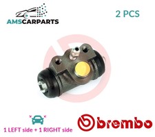 DRUM WHEEL BRAKE CYLINDER PAIR REAR A 12 447 BREMBO 2PCS NEW OE REPLACEMENT