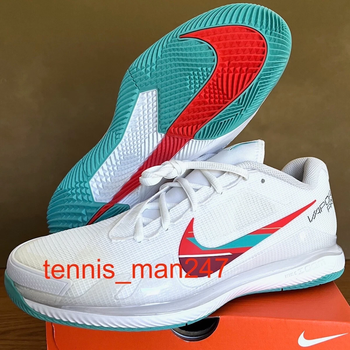 Nike Court Air Zoom Vapor Pro White Washed Teal for Sale