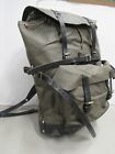 Vintage Swiss Army Mountain Backpack Rucksack W/ Leather Straps 1984 Switzerland