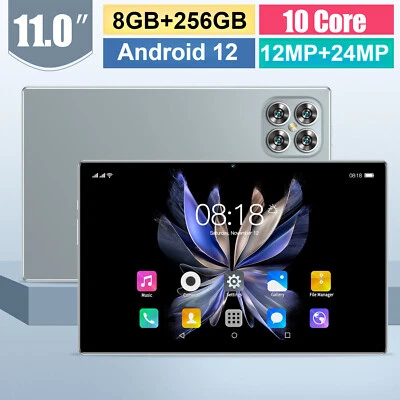 2025 New K11 Smart Tablet PC Android 12 11'' 8+256GB 8000mAh Wifi Dual Camera - Image 1 of 4