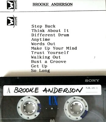 BROOKE ANDERSON 90s FUNK DEMO TAPE CASSETTE PRIVATE R&B SOUL BOOGIE DJ DANCE lp - Image 1 of 4
