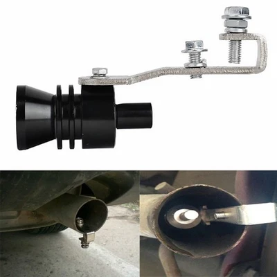 Car Blow Off Noise Valve Turbo Whistle Sound Simulator Tip Muffler Accessories - Imagem 1 de 4