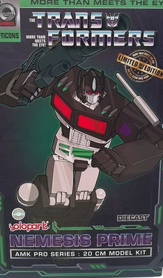 TRANSFORMERS G1 Generation One AMK Pro NEMESIS PRIME Plastic Model Kit Yolopark - Immagine 1 di 4