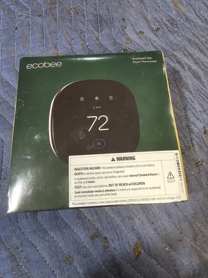 Nuevo termostato inteligente ecobee3 lite - negro (EB-STATE3LT-02) precio de venta sugerido por el fabricante 139 USD Foto 1 de 3