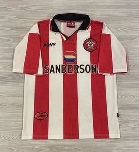 Rare! Vintage Pony 1995/96 Southampton Home Soccer Jersey Red Men’s Size Large - Picture 1 of 14