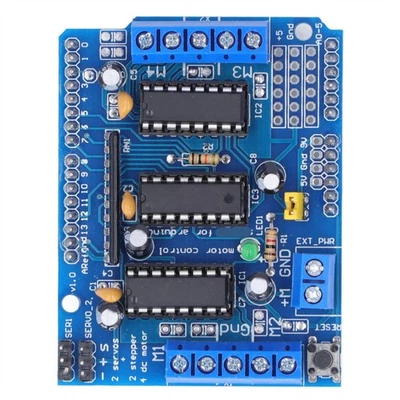 DC Motor Driver Board L293D Stepper Motor Expansion Module  for Duemilanove - Image 1 of 4
