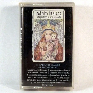-V/A Nativity In Black A Tribute To BLACK SABBATH Cassette Columbia 1994 4776714 - Picture 1 of 6