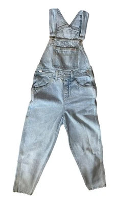 Vintage Guess Overalls Girls 7(S) Light Wash Denim Jeans Youth 90s 80s Retro - Image 1 of 4