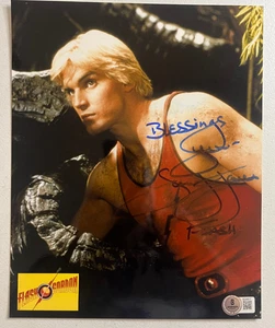 Sam J. Jones Signed 8x10 Photo Flash Gordon Autograph Auto Beckett BAS - Picture 1 of 3