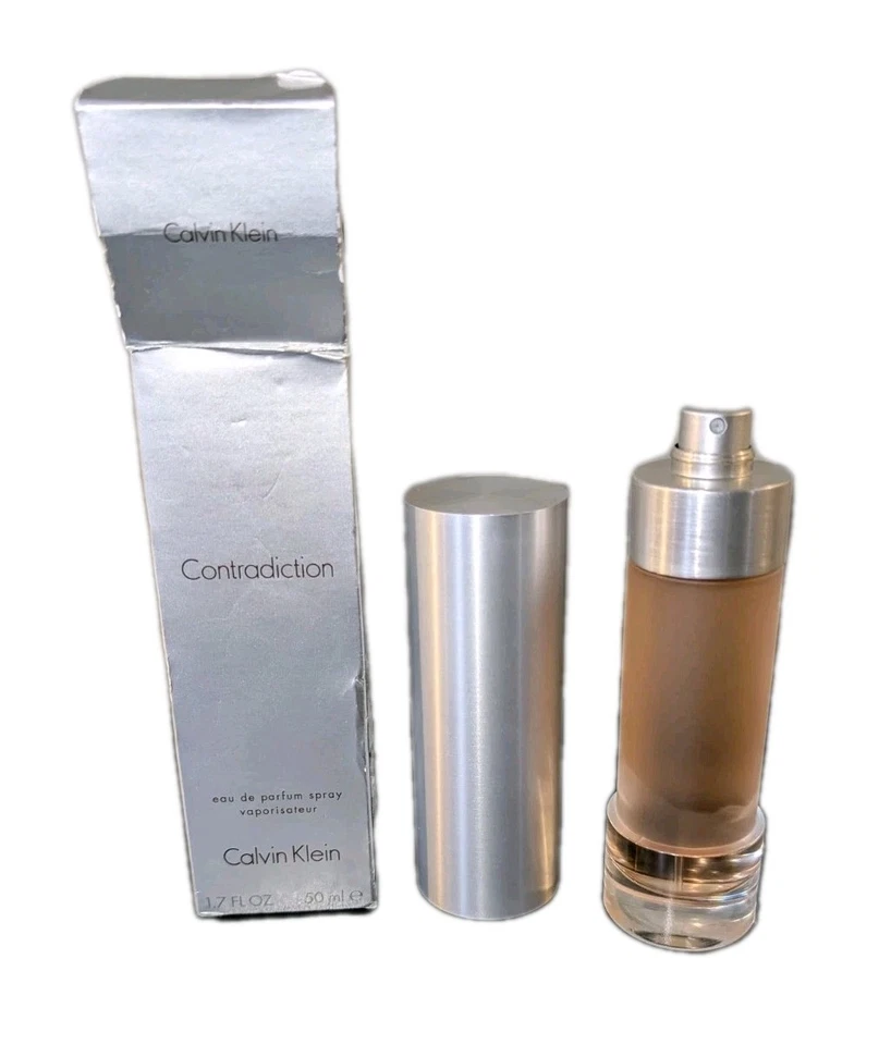 Eau de Parfum Spray Para Mujer Contradiction Calvin Klein 1.7 OZ NUEVO EN CAJA DESCONTINUADO  Foto 1 de 3