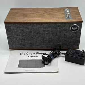 Klipsch The One II Bluetooth Speaker (Walnut) w/ Power Supply - Tested - Picture 1 of 10