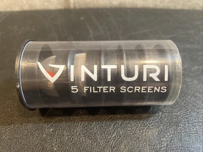 VINTURI- ESSENTIAL WINE 5 FILTER SCREENS AERATOR- Open Box RARE - Image 1 of 4