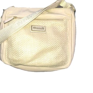 Calvin Klein Medium Size Pocketbook Tote Bag Cross body Taupe Adjustable Straps - Picture 1 of 12