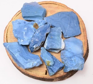 2 Oz Owyhee Blue Opal Thunderegg lapidary rough lot #AAA - Picture 1 of 4