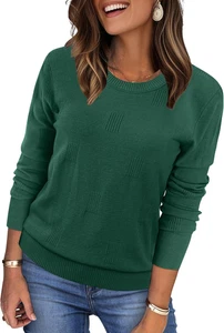 WIHOLL Damen 2025 Fashion Pullover Pulli Rundhals Langarmshirts Bluse K - Bild 1 von 4