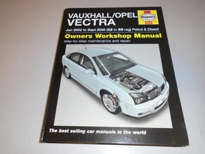 VAUXHALL VECTRA HAYNES MANUAL 2002-2005 PETROL (DOHC-16v) & TURBO-DIESEL - Picture 1 of 3