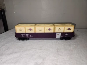 2010 MTH Rail King Gondola with Crates 30-72048 - Picture 1 of 13