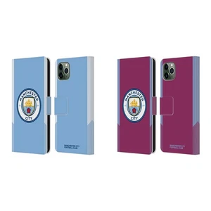 MAN CITY FC BADGE KIT 2017/18 ÉTUI COQUE EN CUIR POUR APPLE iPHONE TÉLÉPHONES - Photo 1 sur 8