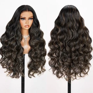 Balayage Wear and Go Glueless Wig Pre Cut HD Lace 6X6 Lace Wig 26 Inch 260% D... - Picture 1 of 9