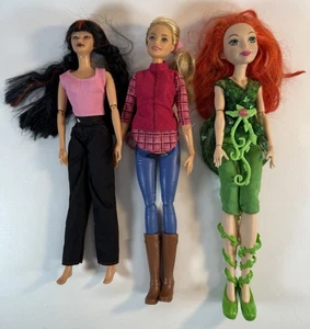 Menge 3 Mattel Puppen Barbie Fashionista Poison Ivy rote Haare 11,5" Mix - Bild 1 von 15