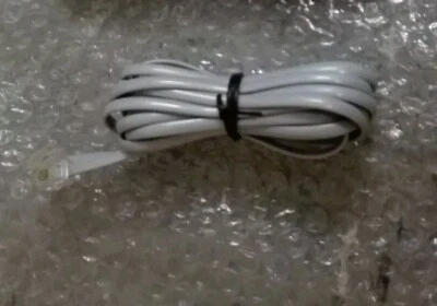 10 Stück 3m RJ11 Telefonkabel Routerkabel Kabel DSL VDSL ISDN Router Modem - Bild 1 von 2