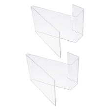 Clear Book Stand & Brochure Holder for Home/Office Display (2pcs)-GS