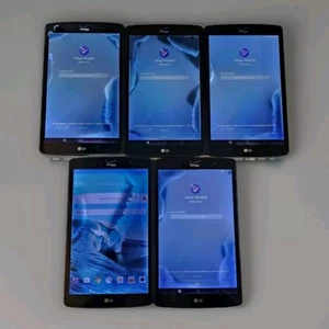 Lot of 5 LG G Pad X8.3 16 GB Wi-Fi 4G VERIZON VK815 Black Tablet 8.3" READ INFO - Picture 1 of 2