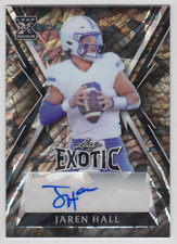 2023 LEAF EXOTIC JAREN HALL ROOKIE RC /4 AUTO ELEPHANT CRYSTAL AUTOGRAPH #BA-JHS