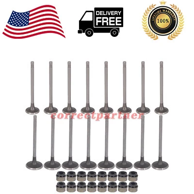 16pcs Intake& Exhaust Valves For 2006 2007-14 Audi A4 A5 A6 TT Quattro Seat 2.0L - Image 1 of 4