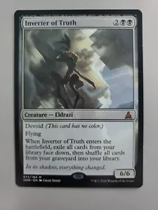 MTG Inverter della Verità Giuramento del Gatewatch 72/184 Regolare Mitico - Foto 1 di 1