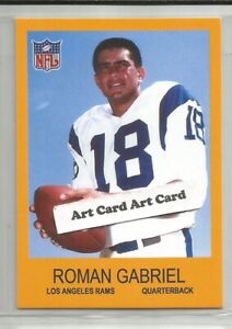 Roman Gabriel Los Angeles Rams 2022  Football Art Card