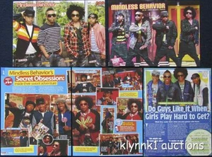 Mindless Behavior 5 Full Page clippings - Pinups Articles Lot Z360 - Picture 1 of 1