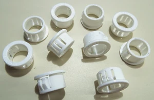 x10 5/8" AGUJERO 1/2" ID HEYCO SB-625-8 2074 BLANCO NYLON BUJE A PRESIÓN CABLE OJAL - Imagen 1 de 11