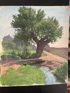 Aquarell "Eifel Landschaft 8", ca1920, Maler Peter Holzenthal, - Bild 1 von 5