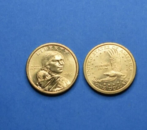 2002 D Sacagawea Native American Golden Dollar Cover