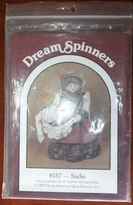 PATTERN Dream Spinners K T & Co #137 SADIE 17” Peddler Doll Smith Milligan 1987 - Picture 1 of 2