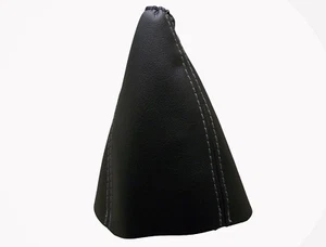 Para PEUGEOT 807 (2002-2009) Fuelle Palanca de Cambio Piel - Costura en Gris - Imagen 1 de 1
