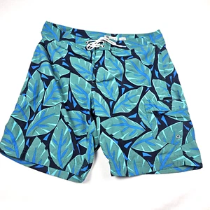 Men's Swim Shorts Size 32 Hawaiian Floral Swim Trunks J. Crew - Picture 1 of 7