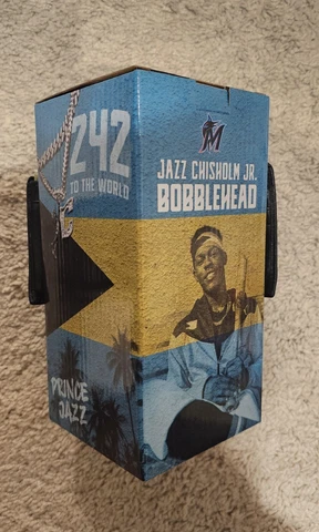 Jazz Chisholm Jr. Bobblehead Miami Marlins 2022 SGA Cover