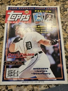 Topps Magazine Winter 1991 Collectors Edition #8 Cecil Fielder. NO CARDS - Picture 1 of 2