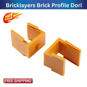 2 x Bricklayers Brick Profile Dori 2 Way line Holders 40MMx40MM UK - Picture 1 of 2